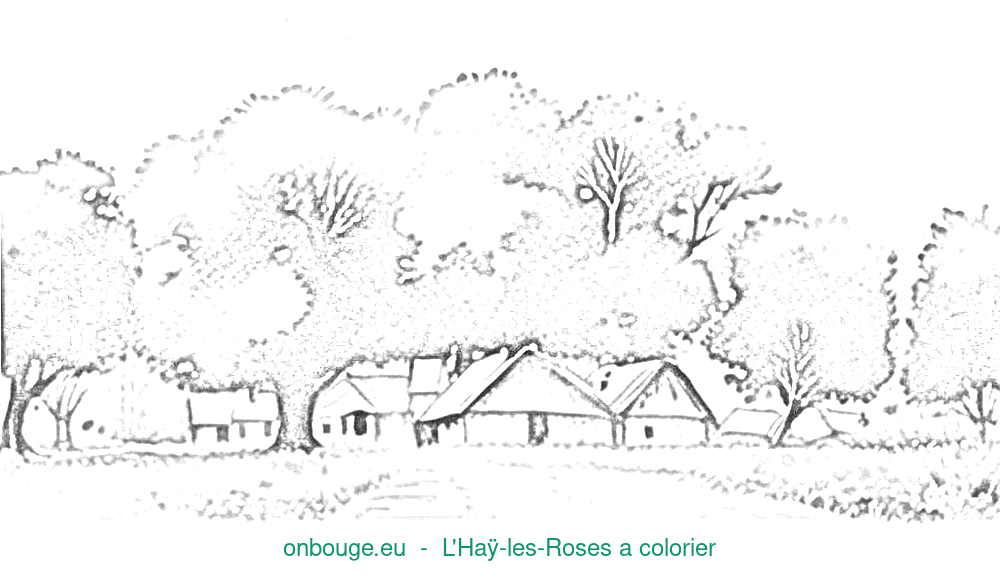 Coloriage de L'Haÿ-les-Roses