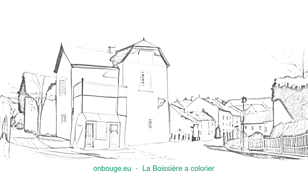 Coloriage de La Boissière