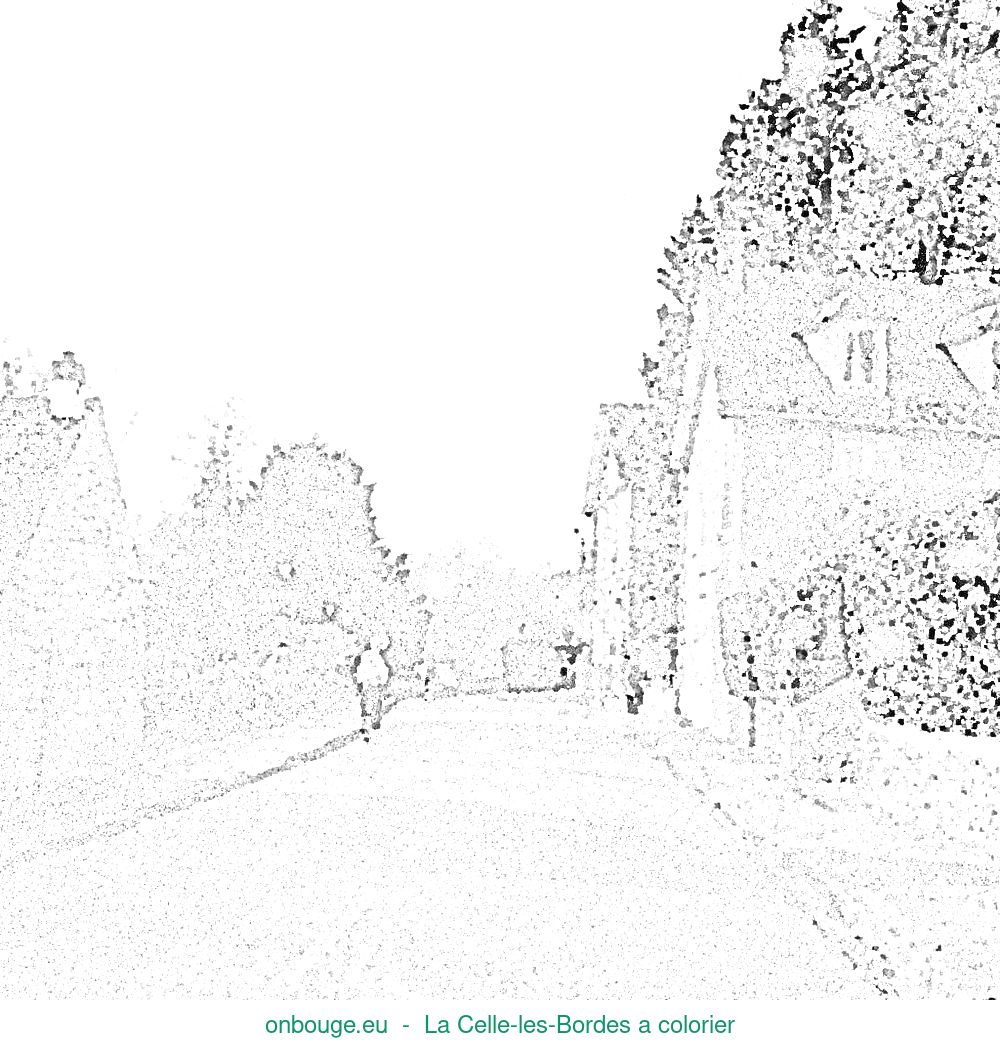 Coloriage de La Celle-les-Bordes