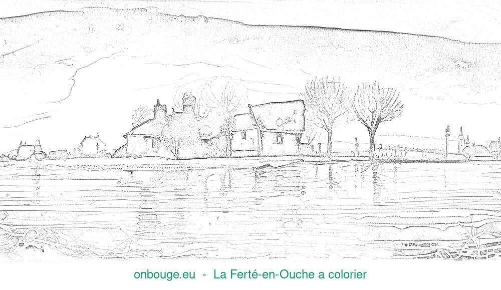 Coloriage de La Ferté-en-Ouche