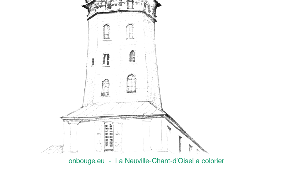 Coloriage de La Neuville-Chant-d'Oisel