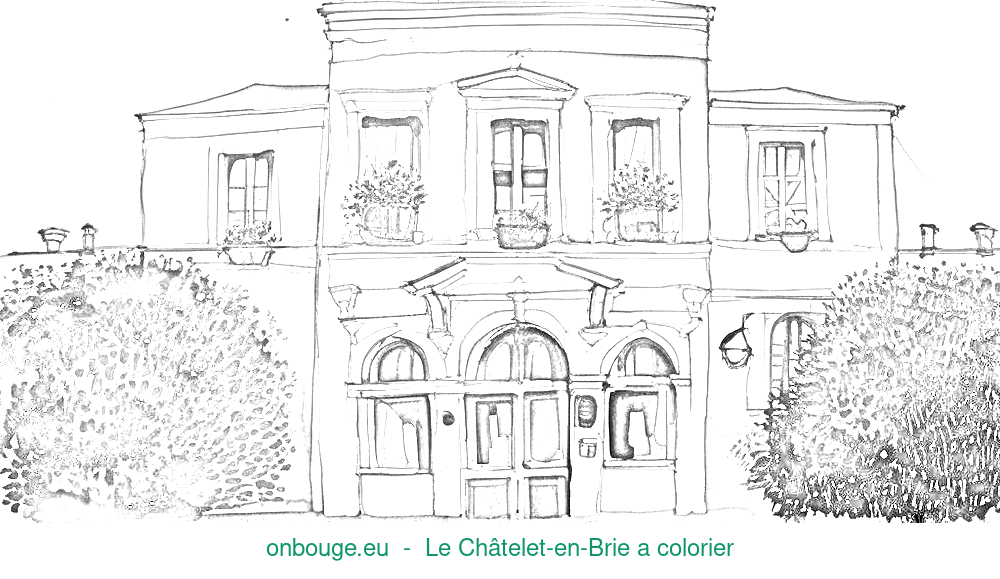 Coloriage de Le Châtelet-en-Brie