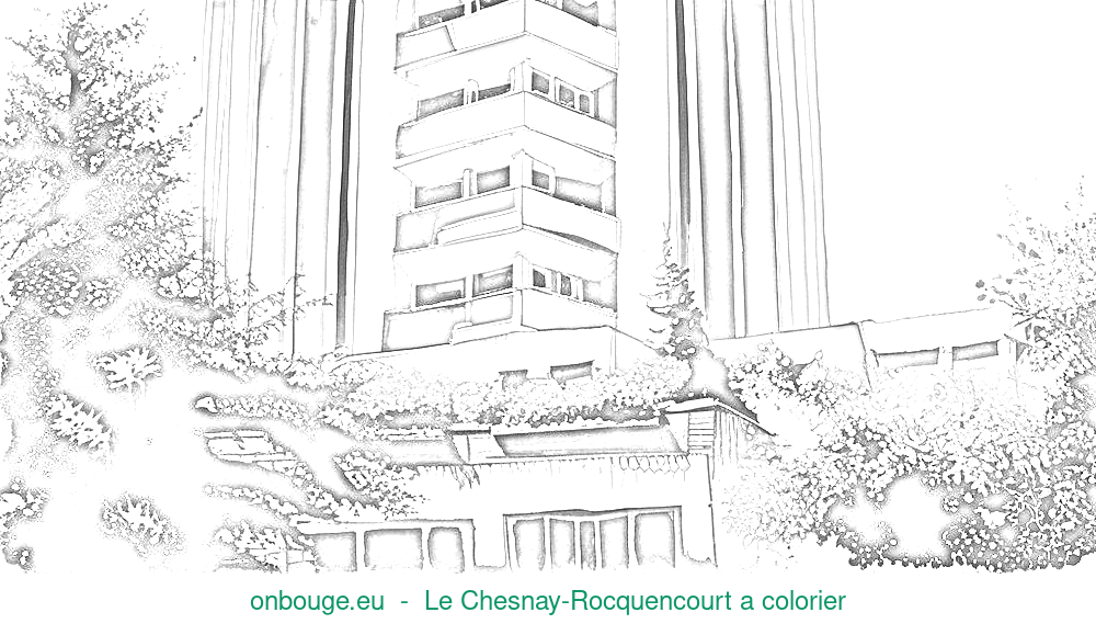 Coloriage de Le Chesnay-Rocquencourt