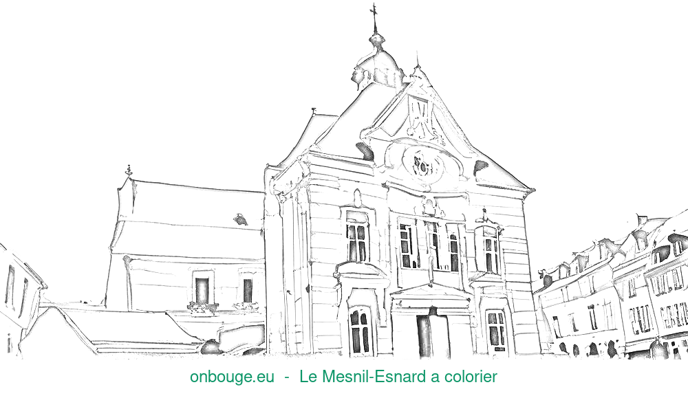 Coloriage de Le Mesnil-Esnard