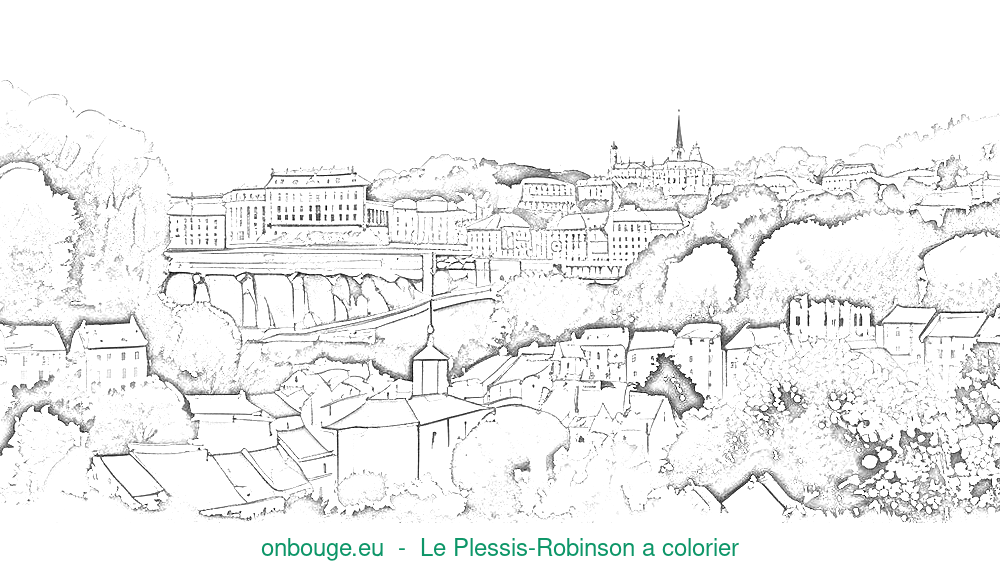 Coloriage de Le Plessis-Robinson