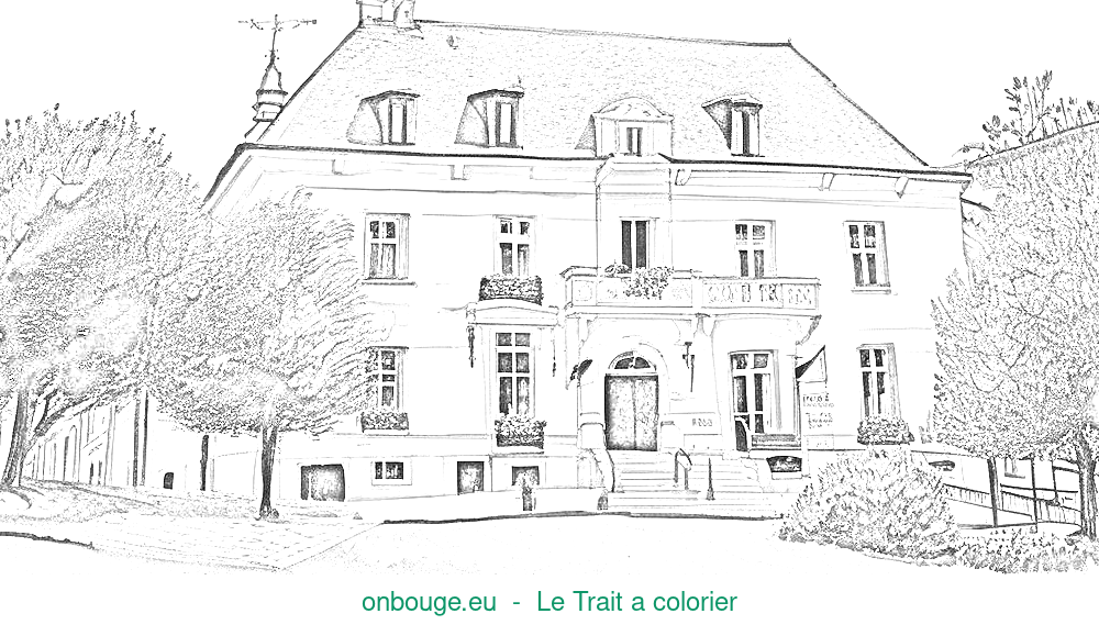 Coloriage de Le Trait