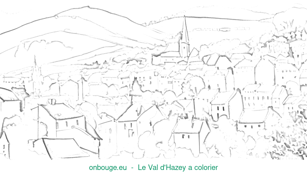 Coloriage de Le Val d'Hazey