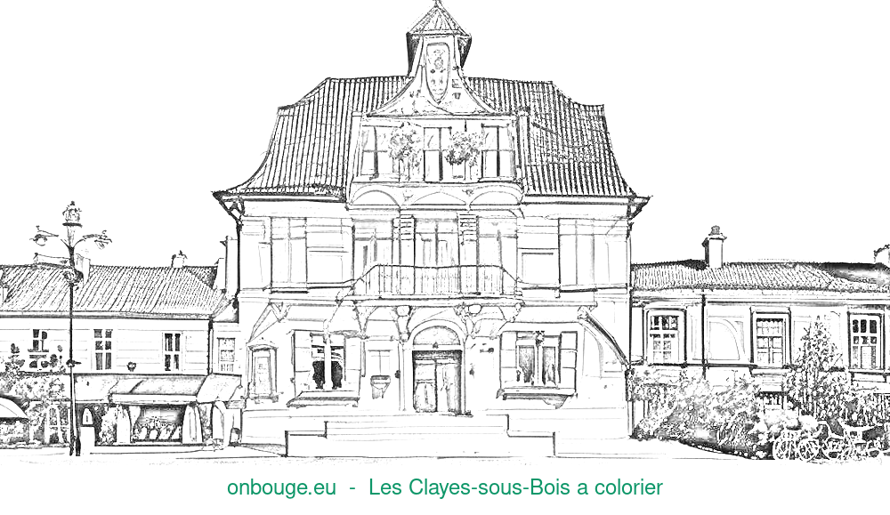 Coloriage de Les Clayes-sous-Bois
