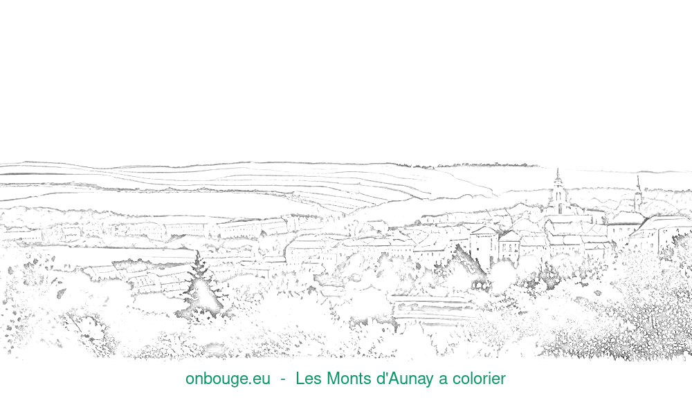 Coloriage de Les Monts d'Aunay