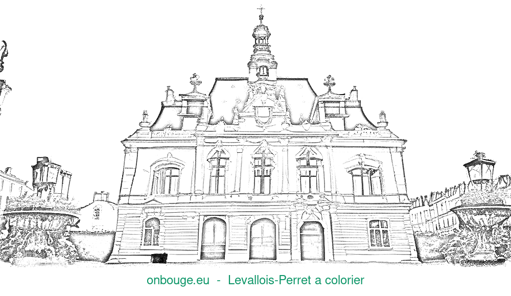 Coloriage de Levallois-Perret