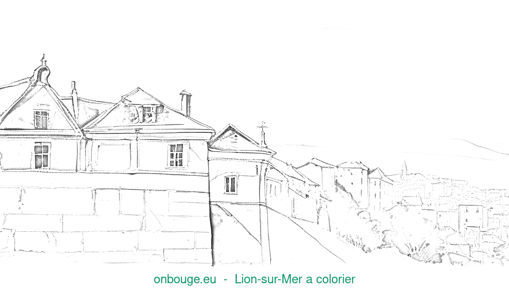 Coloriage de Lion-sur-Mer