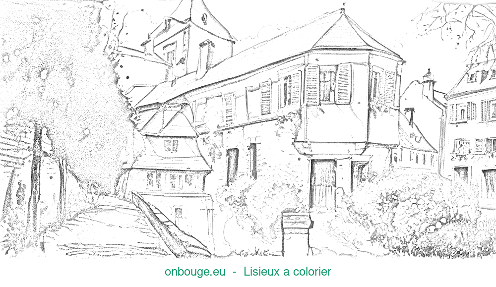 Coloriage de Lisieux