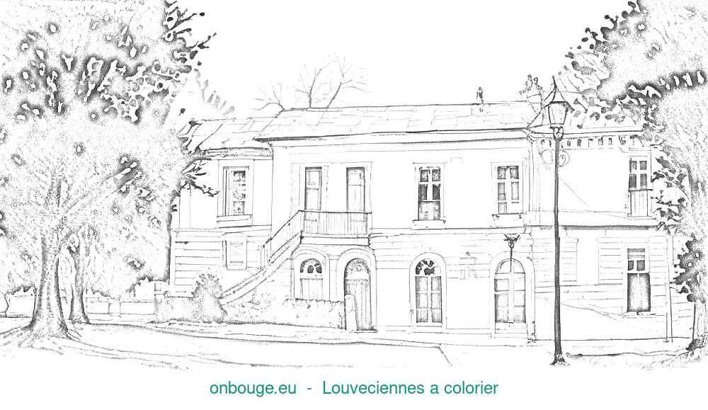 Coloriage de Louveciennes