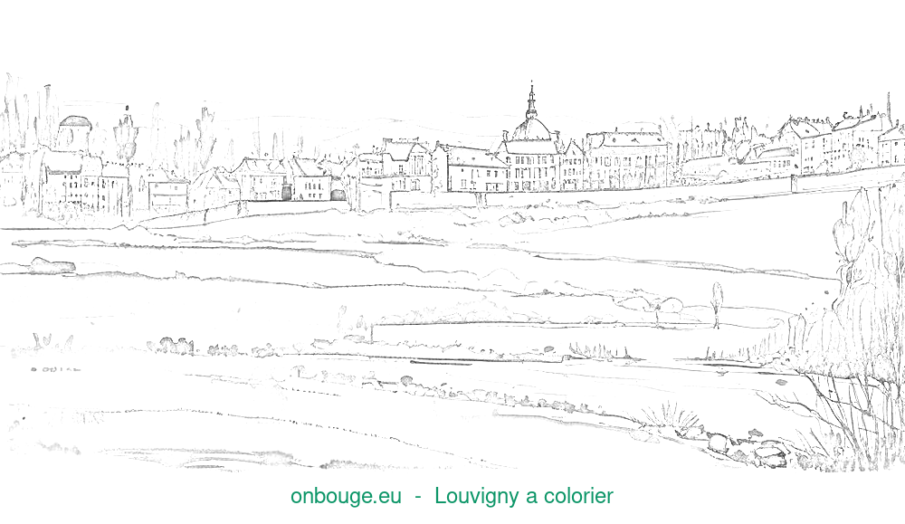 Coloriage de Louvigny