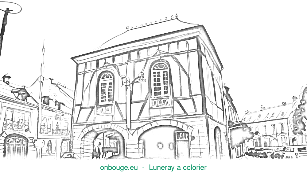 Coloriage de Luneray