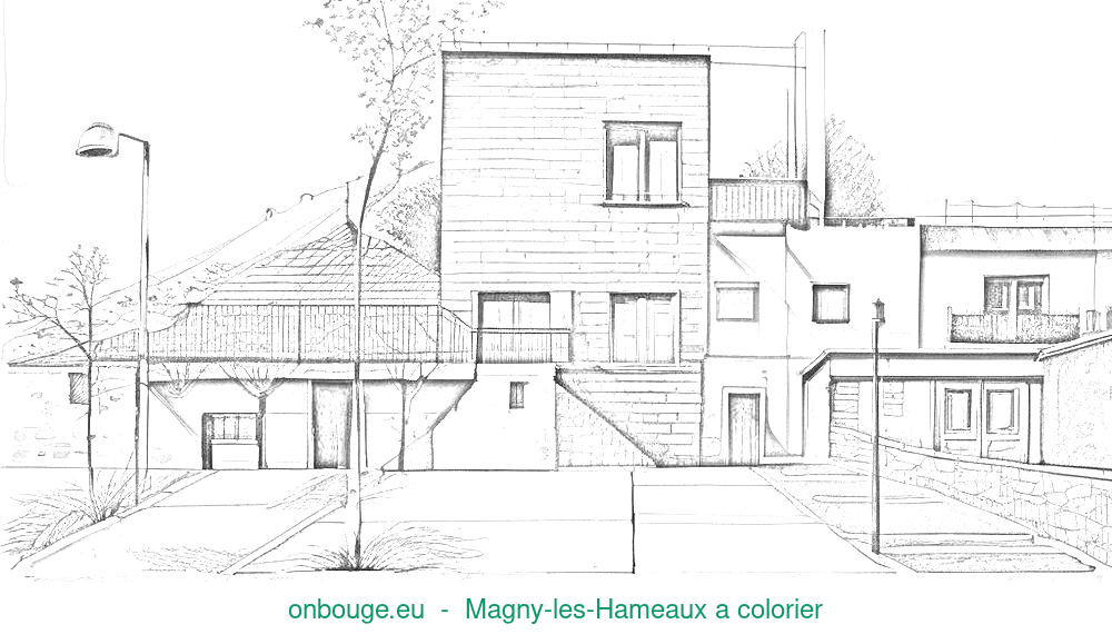 Coloriage de Magny-les-Hameaux