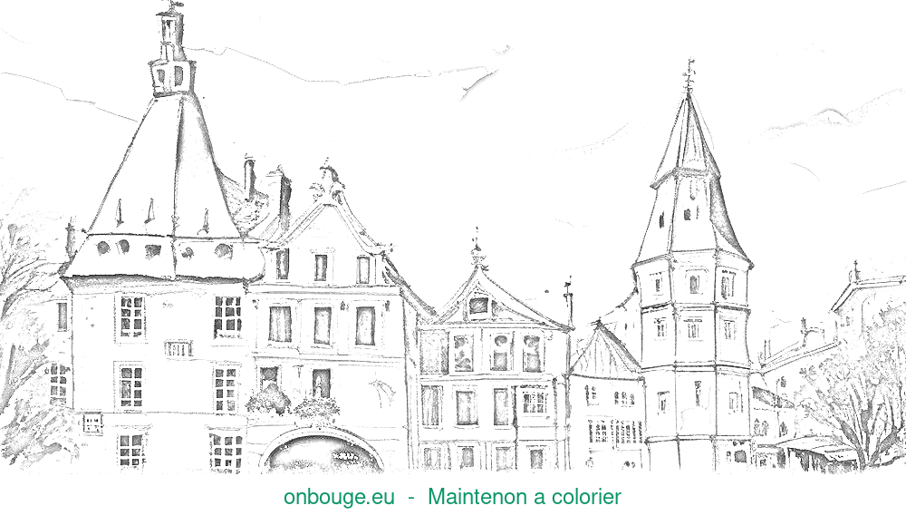 Coloriage de Maintenon