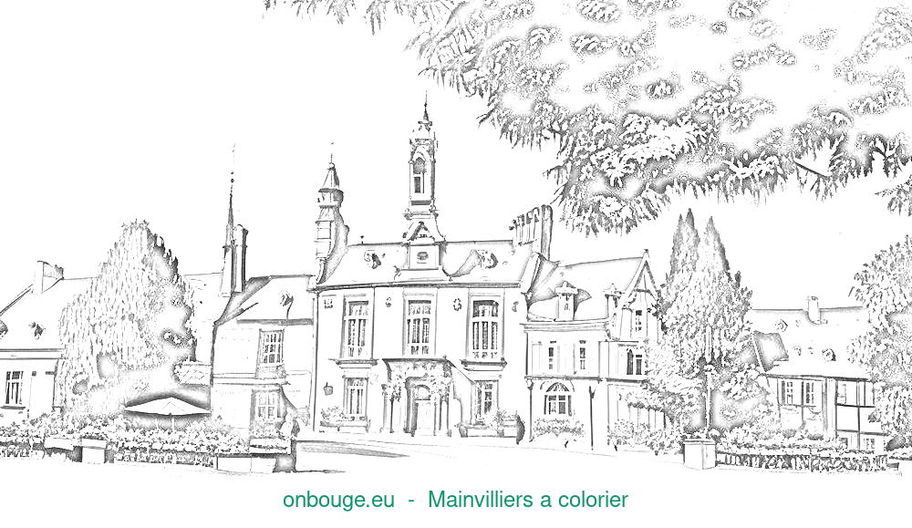 Coloriage de Mainvilliers