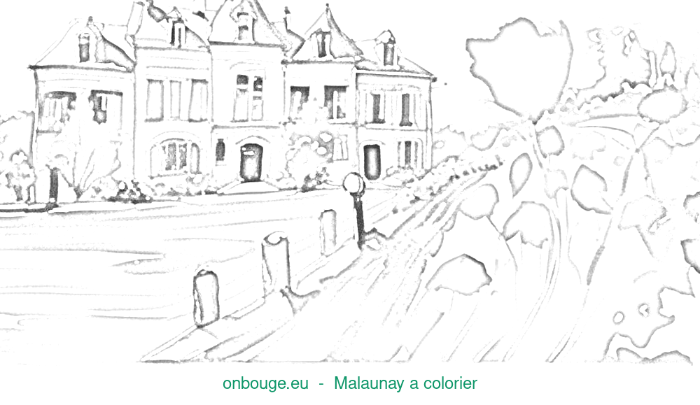 Coloriage de Malaunay
