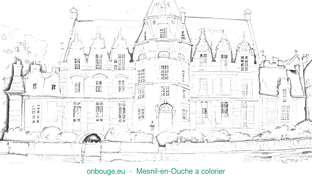Coloriage de Mesnil-en-Ouche