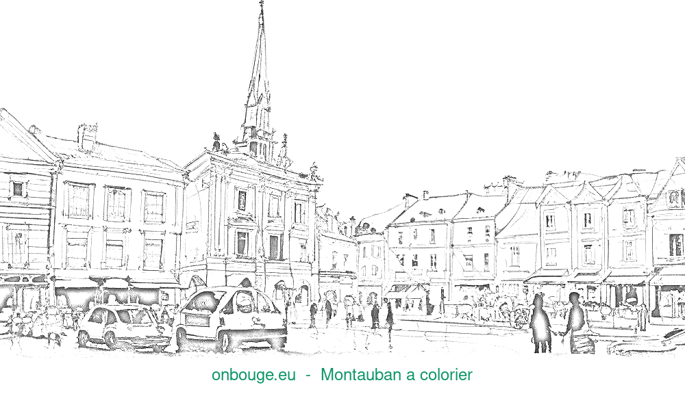 Coloriage de Montauban
