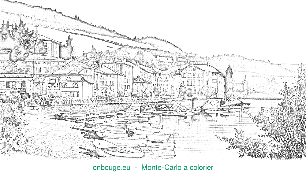 Coloriage de Monte-Carlo