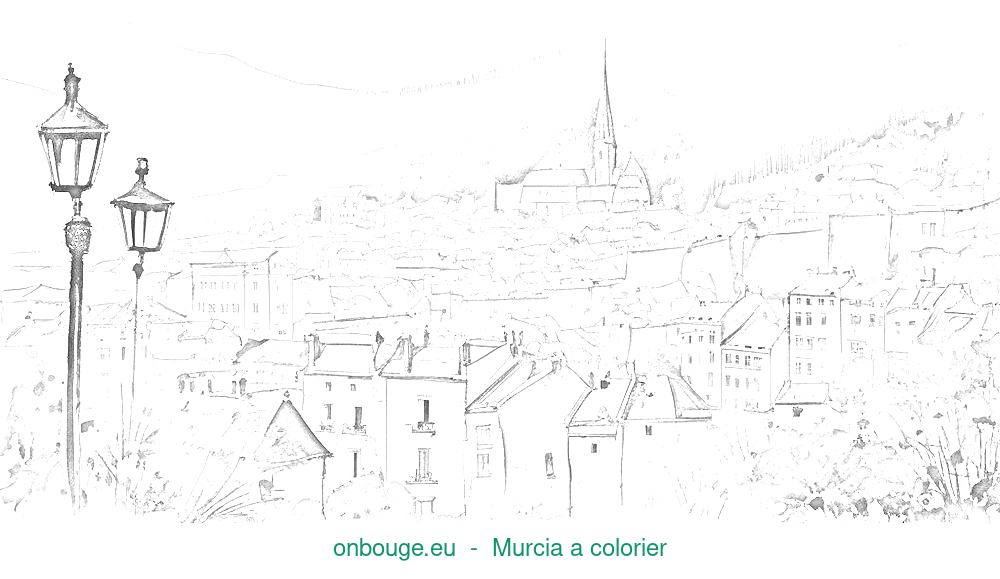 Coloriage de Murcia