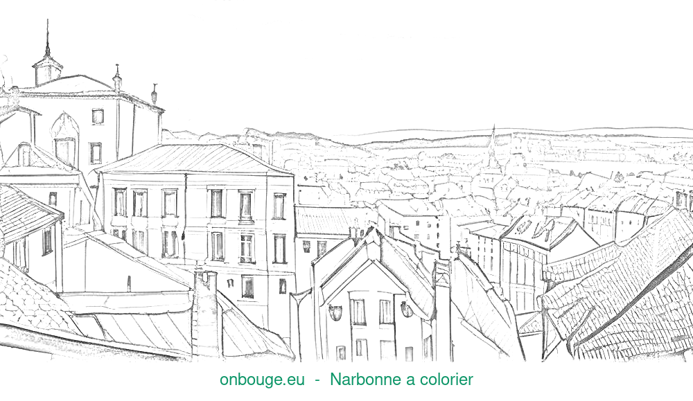 Coloriage de Narbonne