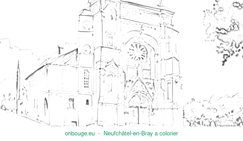 Coloriage de Neufchâtel-en-Bray