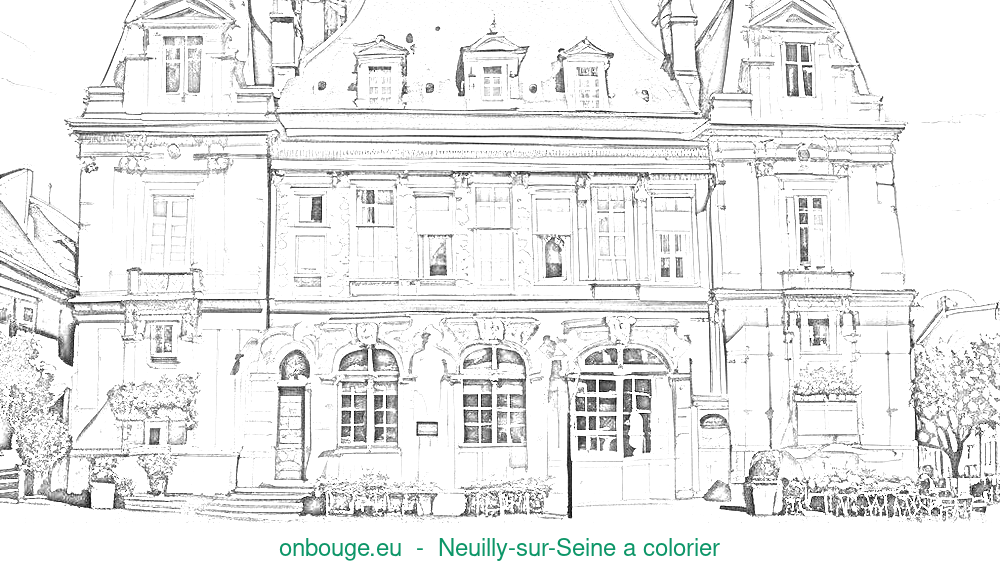 Coloriage de Neuilly-sur-Seine