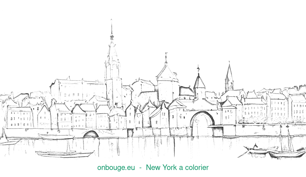 Coloriage de New York