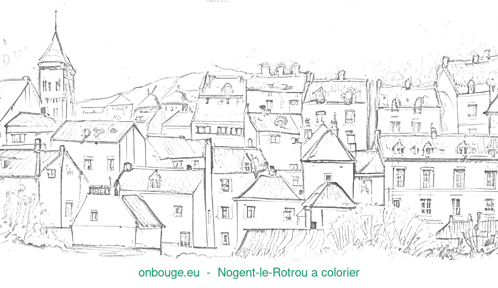 Coloriage de Nogent-le-Rotrou