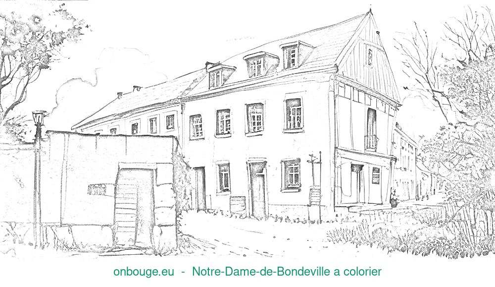 Coloriage de Notre-Dame-de-Bondeville