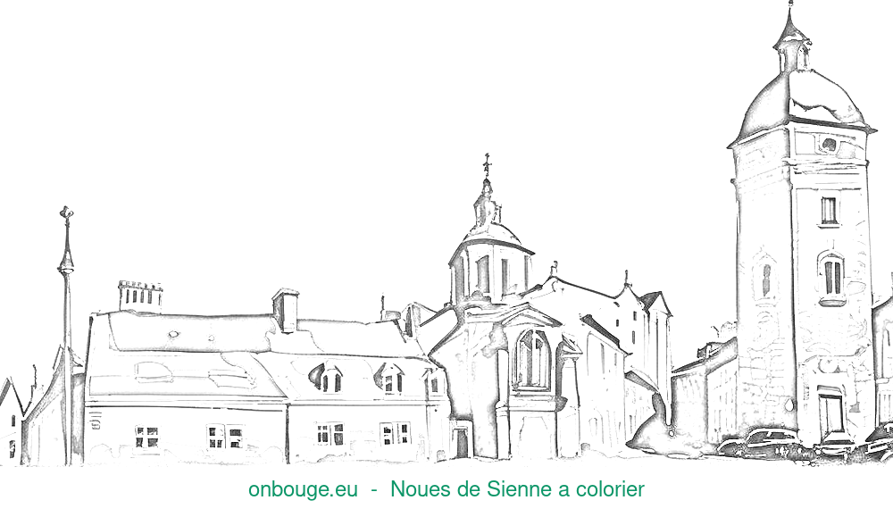 Coloriage de Noues de Sienne
