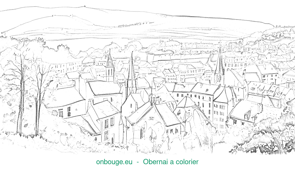 Coloriage d’Obernai