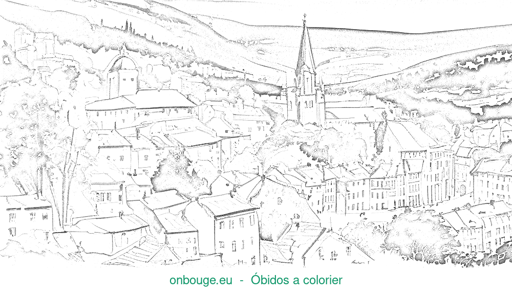 Desenho de Óbidos