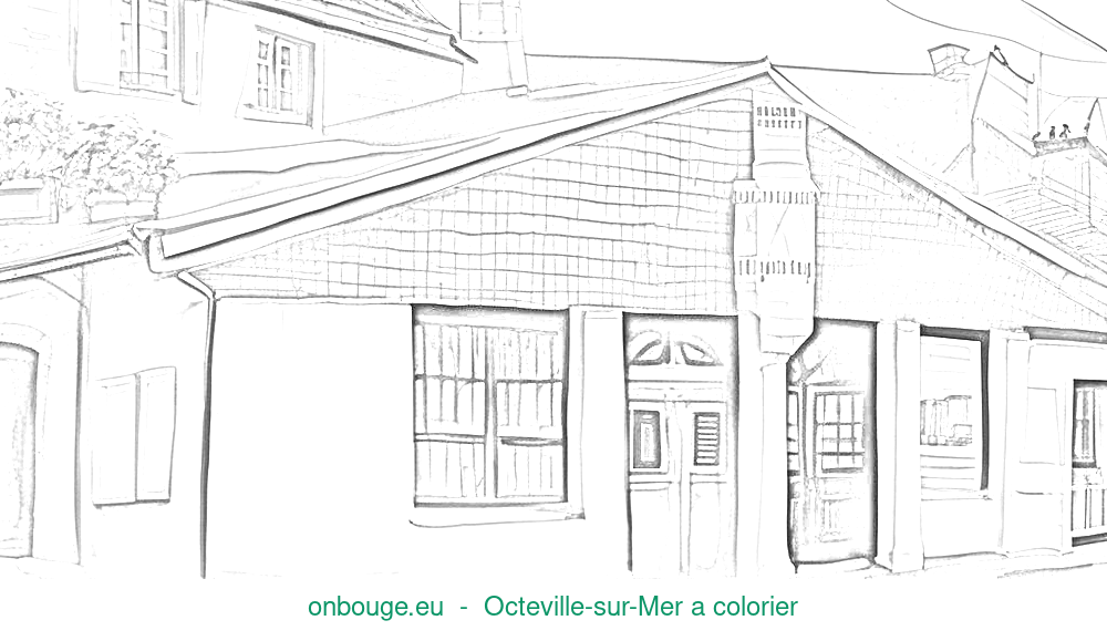 Coloriage d’Octeville-sur-Mer