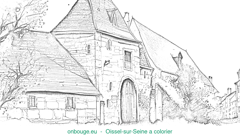 Coloriage d’Oissel-sur-Seine