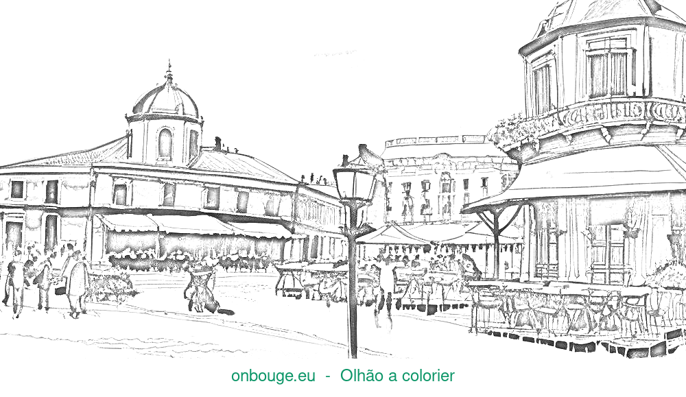 Desenho de Olhão