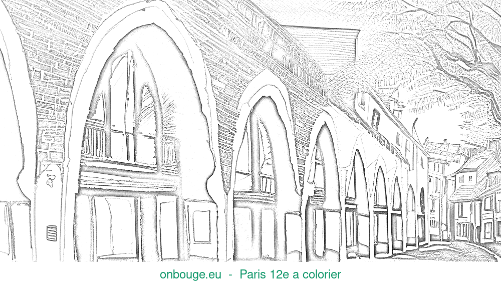 Coloriage de Paris 12e