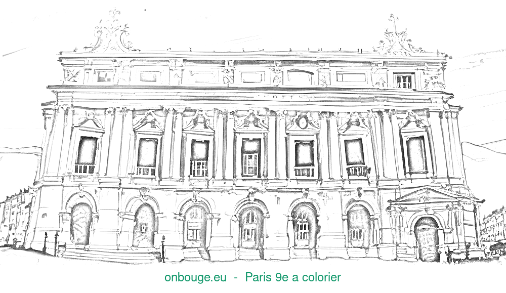 Coloriage de Paris 9e