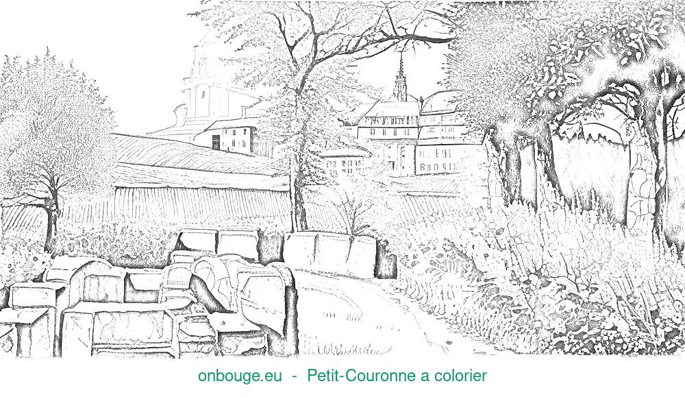 Coloriage de Petit-Couronne