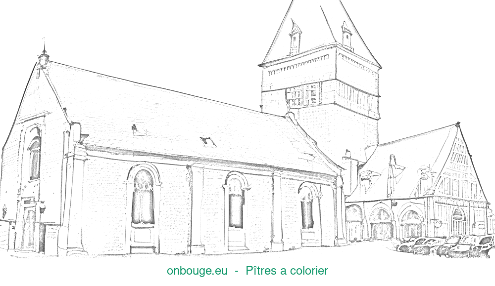 Coloriage de Pîtres