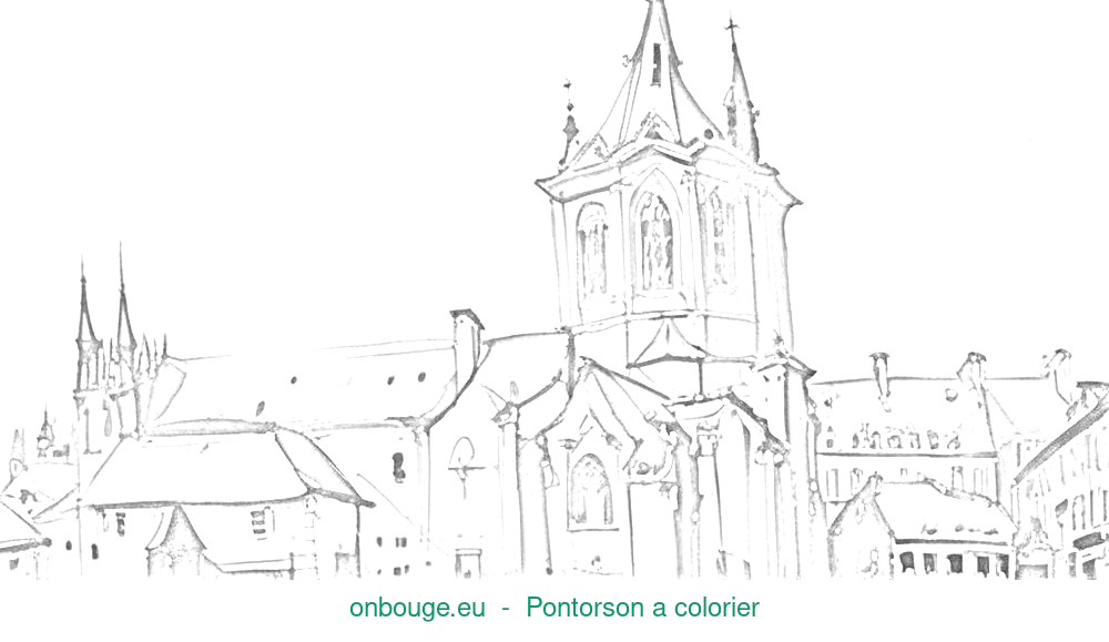 Coloriage de Pontorson