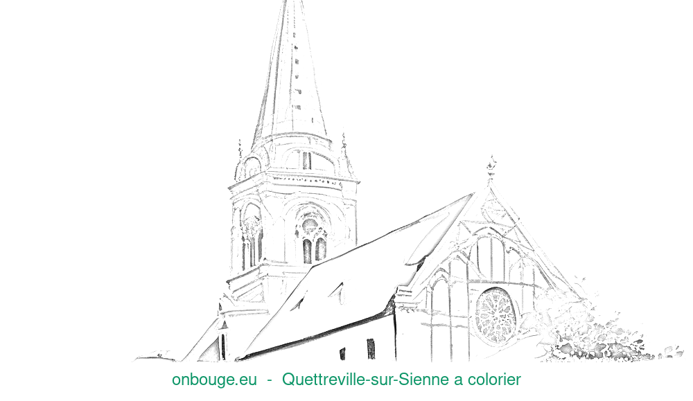 Coloriage de Quettreville-sur-Sienne