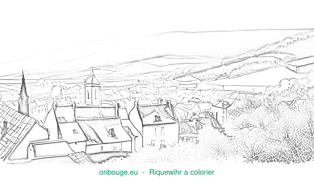 Coloriage de Riquewihr