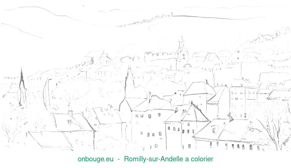 Coloriage de Romilly-sur-Andelle
