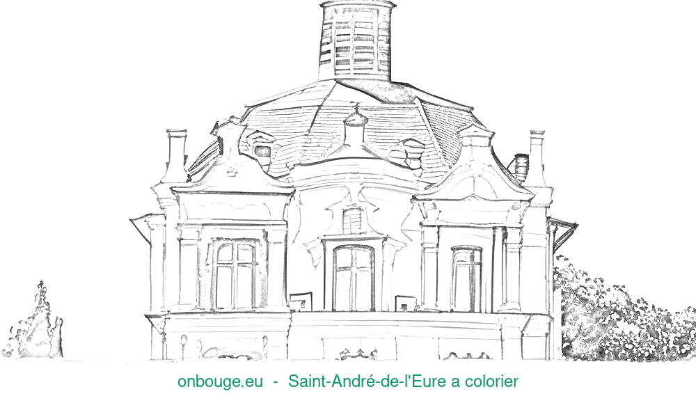 Coloriage de Saint-André-de-l'Eure