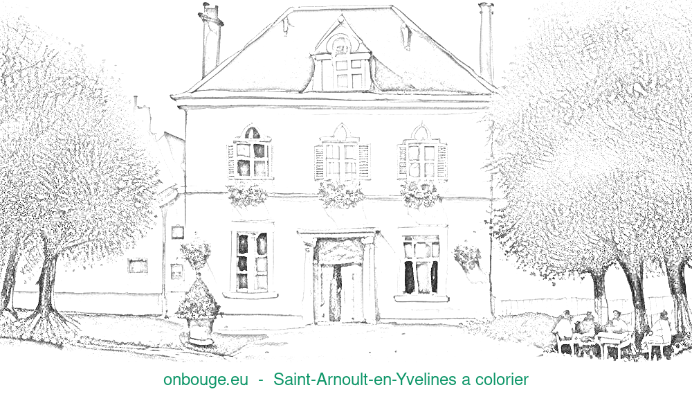 Coloriage de Saint-Arnoult-en-Yvelines