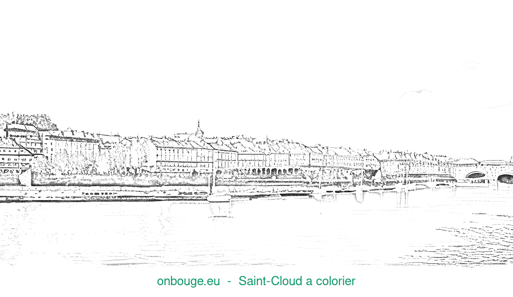 Coloriage de Saint-Cloud